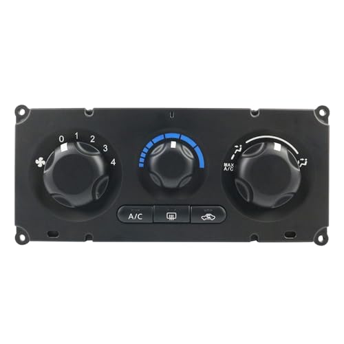 27510-EB700 Replacement A/C Air Conditioner Switch Compatible with Nissan Frontier Navara D40 NP300 2005 2006, 2013 2014 4.0L V6, Frontier 2006 2007, 2010-2014 2.4L l4, 27510EB700