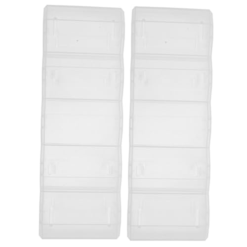 Hemoton Pack Poker Chip Storage Box Professional Poker Chip Case Multi-grid Tray for Easy Management