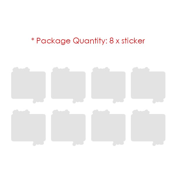 Mygoodprice REF8947 – Targa/Sticker In Acrilico Inciso Al Laser, Dimensioni 14.5x4 Cm, Con Biadesivo 3M