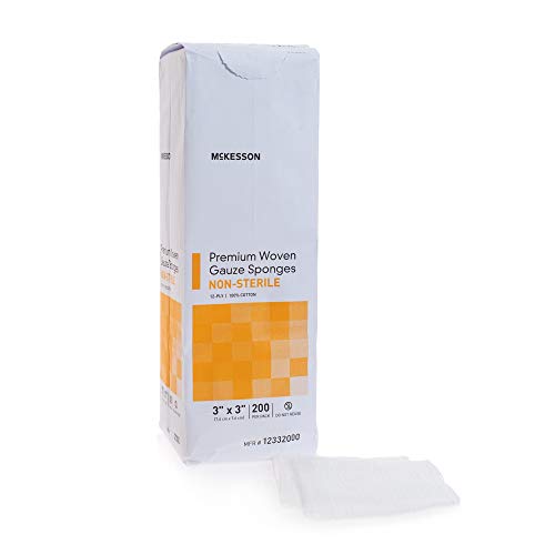 McKesson 12-Ply Gauze Sponge NonSterile 3 x 3
