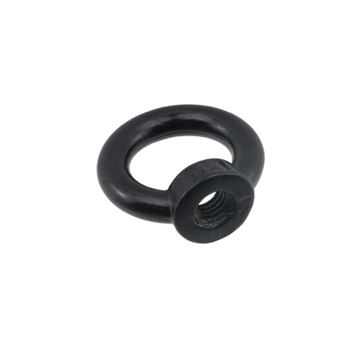 Image of Antrader M8 Metric Ring Shape Lifting Eye Nut,6PCS 304 Stainless Steel M8 Ring Eye Bolts Threaded Nuts