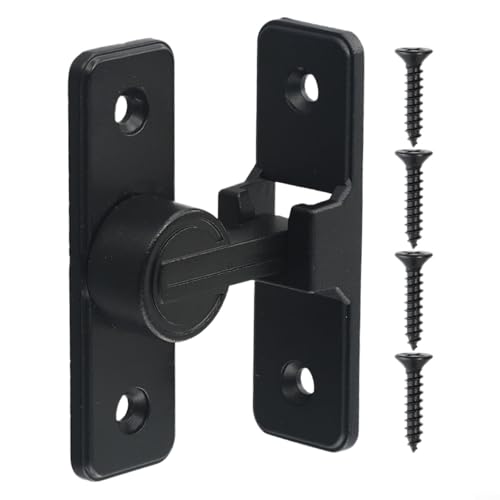 Cerradura deslizante de aleación de zinc resistente con diseño de pestillo de puerta de 90 grados para una privacidad segura y seguridad adicional