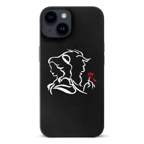 iPhone14ProMax用ケース 美女と野獣 いPhone14ProMax用ケース アイフォン14ProMaxカバー TPU スマホケース 軽量 薄型 おしゃれ 全機種対応 ワイヤレス充電対応