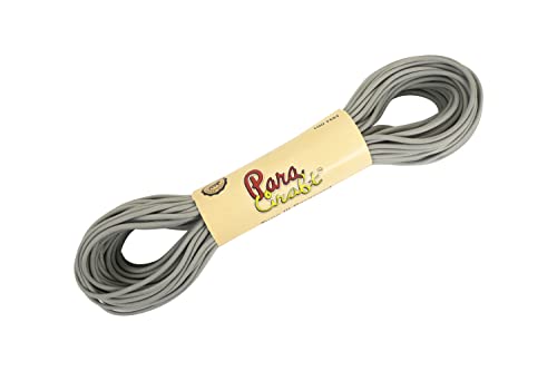Image of 550 para Cord Parachute Survival Cord Rope Spec Type III 7 Strand Paracord Rope, Military Grade Nylon 4mm Diameter(Grey, 30)