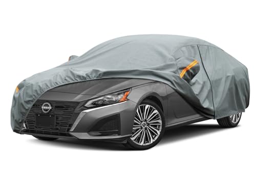 Image of Kayme Heavy Duty Car Cover Custom Fit Nissan Altima (2002-2025) Waterproof All Weather for Automobiles, Full Exterior Covers Sun Rain UV Protection.（Deliver About 3-10 Days）