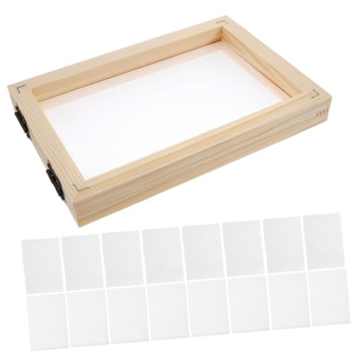 Homoyoyo 21Pcs Paper Making Wooden for Creative Projects for Crafts and Enhancing Paper Production Skills