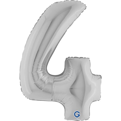 Grabo 094S-P - Superloon, Numero 4, Lunghezza 100 Cm, Colore: Argento, Taglia Unica