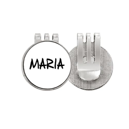 Marqueur de balle de golf personnalisé Maria pour vos parcours