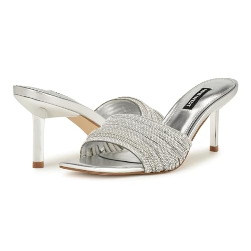Sandales Harbor Nine West argentées : finis les talons inconfortables