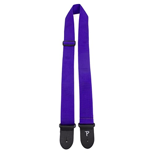 Perri’s Leathers – Sangle Guitar en nylon – Extrémités en cuir – Violet – Ajustable – Pour guitares Acoustic/Electric… - Les Beatles, Paul McCartney, John Lennon, RIngo Starr, George Harrison Perri's Leathers - Sangle Guitar en nylon - Extrémités en cuir - Violet - Ajustable - Pour guitares Acoustic/Electric… – Image 5