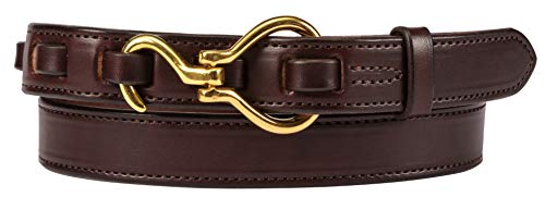 Hoof Pick Style Leather Belt, 100% Solid Leather Belt, Amish Made by Hand in Lancaster, PA