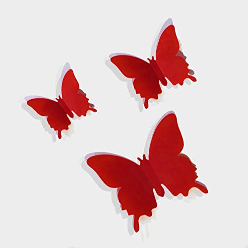 24 Pegatinas Murales 3D Removibles de Mariposas miniatura 4