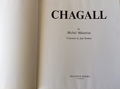 Chagall: The Masterworks 1851701486 Book Cover