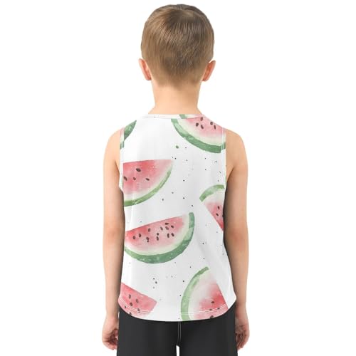 susiyo Watermelon Summer Fruits Boys Sleeveless Tank Top Girls Athletic T Shirt3