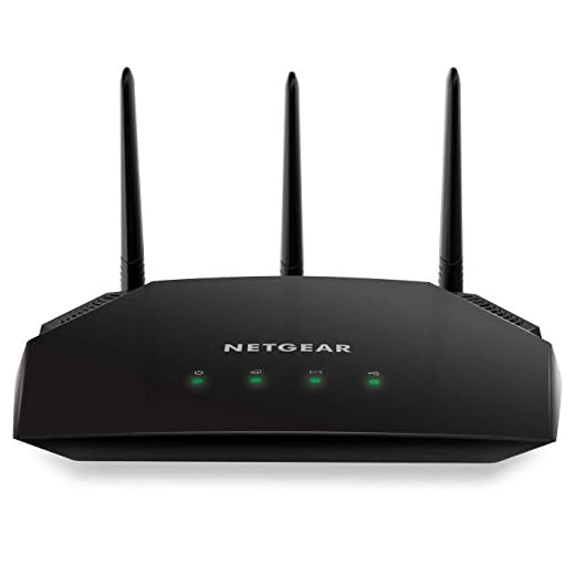 Netgear R6850 AC2000 Dual Band Gigabit Wall Mount Router (Black)
