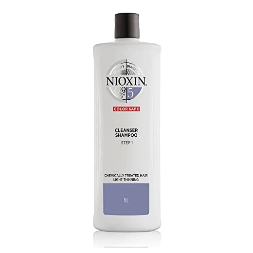 Nioxin Professional Sistema 5 Champú Tratamiento espesante del cabello Cabello tratado químicamente Debilitado 1L