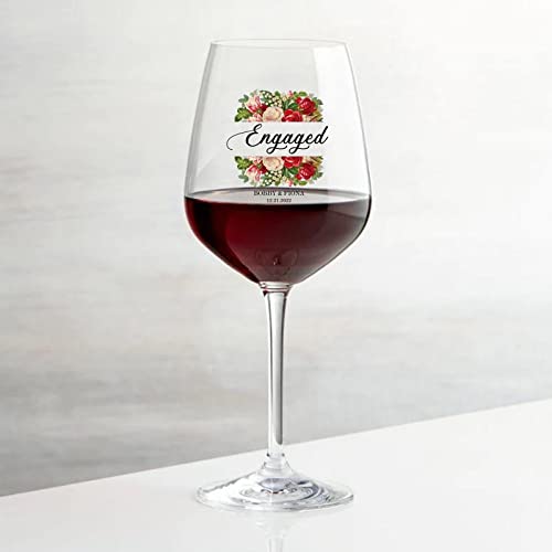 Verres à vin rouge pour couple solution cadeau de mariage originale - 4