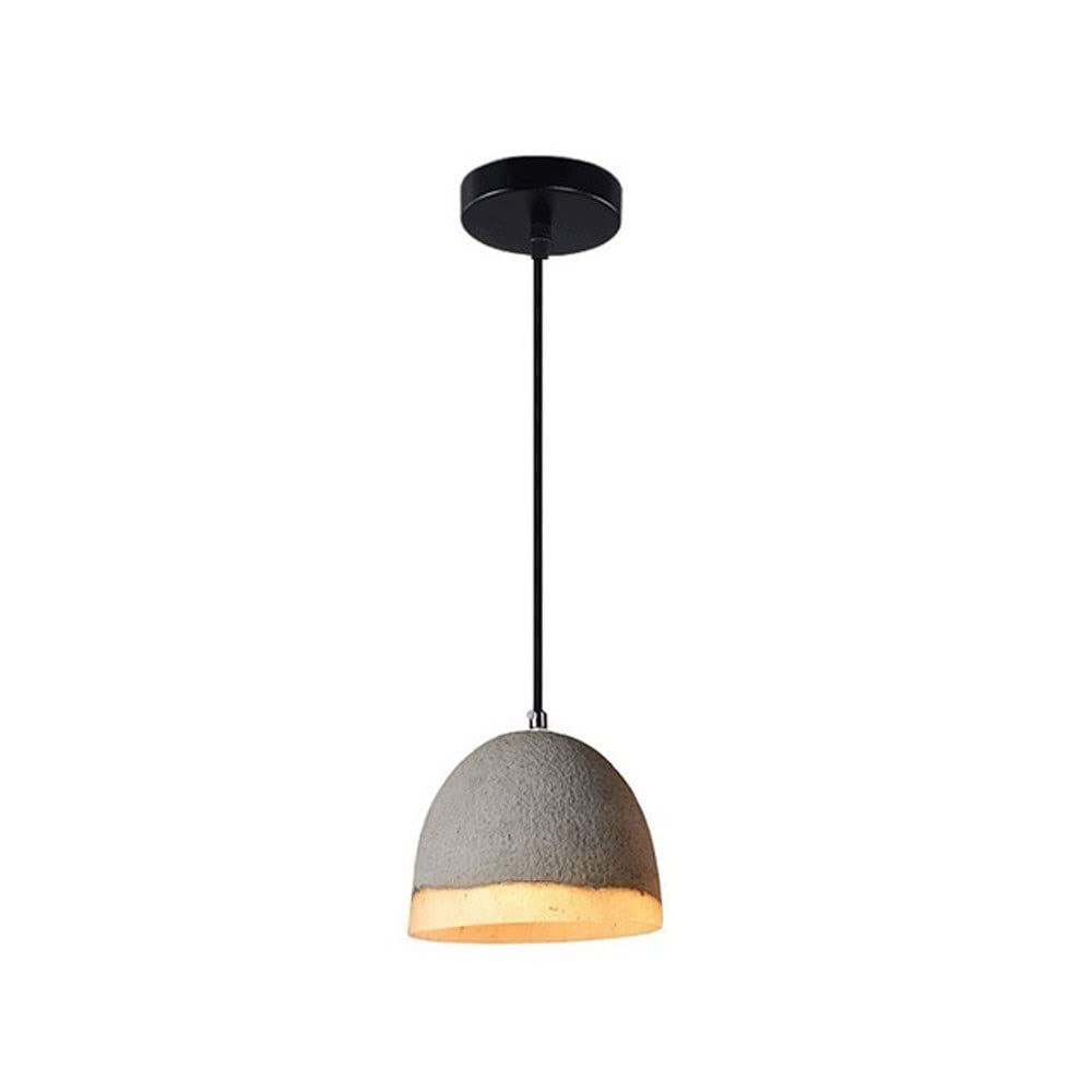 Lampa wisząca z żywicy cementowej