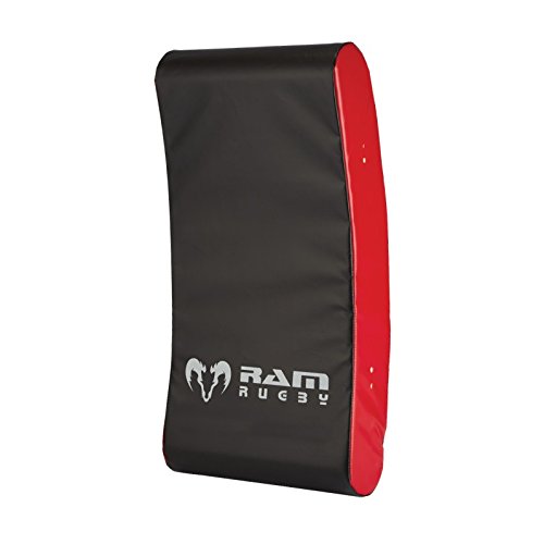 Ram Rugby-Schild für Schläger, gebogen, 2 Größen, Kontaktpolster, gebogene Rucking Tackle Shield, robustes PVC, hochdichter Schaumstoff (Junior)