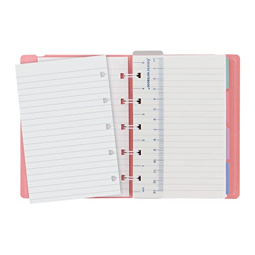 Carnet de notes rechargeable format poche rose Filofax 112 pages