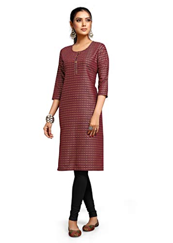 Image of Shiv Textiles Women's Cotton Regular Fashion Kurti