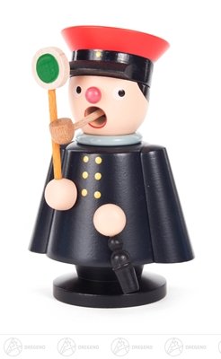 Rudolphs Schatzkiste Räuchermann Eisenbahner Höhe ca 11,5 cm NEU...