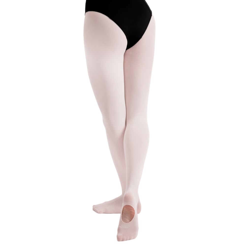Silky Dance Intermediate Convertible Ballet Tights 60 Denier (Age 5-7, Theatrical Pink)