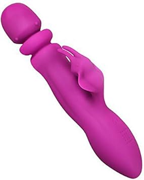 Vibrador telescópico de placer de doble estímulo, masajeador ...