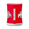 Logo Brands NCAA Ohio State Buckeyes 14oz Ceramic Relief Coffee Mug - Officially Licensed Mug, Sculpted 3D Logo and Team Colors – Comfortable Handle and Glossy Finish for College Sports Fans #4