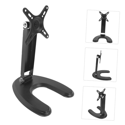 Support TV métal pour bureau et pied de table stable pour écran LCD LED