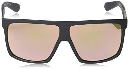 Dragon DR Ultra Square Sunglasses, Matte Black/LL Rose Gold ION, 63-10-1402
