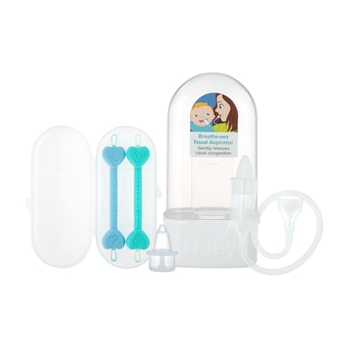 Dr. Talbot’s Baby Nose and Ear Care Set – Breathe-EEZ Nasal Aspirator and Nose and Ear Cleaner Tools for Babies – Baby Registry Essentials