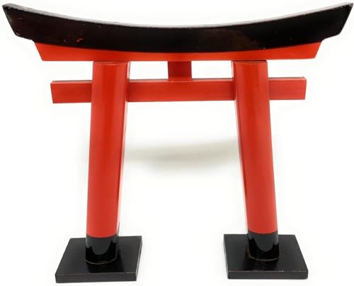 Genique Shinto Shrine KAMIDANA Small l Red Torii Gate Straight Legs from Japan, Made in Japan...