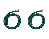 LDR Industries 504 1300 Garden Dehumidifier Drain Hose, 5ft, Green Rubber Finish, 5', 5 Feet (Two Pack)