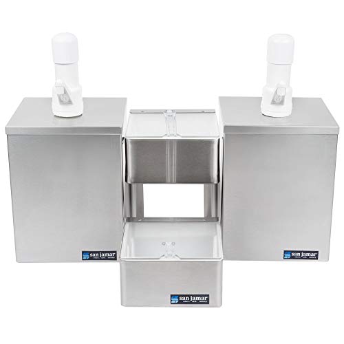 TableTop King P9826 Pump and Condiment Tray Center with 2 Trays and 2 Pump Boxes
