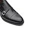 Lottusse L6964, Zapatos Doble Hebilla para Hombre, Negro (Ebony Negro), 45.5 EU