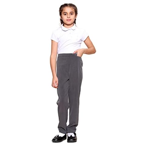 Girls Smart Fit Comfortable School Trousers Cover