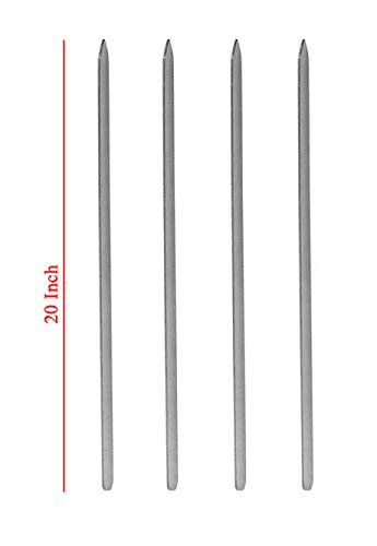 See full amazon price history chart for Neo Traders 4 Pcs Flat Steel Tikka Skewer for Barbecue and Grilling, 20 Inch Long Neo Traders 4 Pcs Flat Steel Tikka Skewer for Barbecue and Grilling, 20 Inch Long (B07KR1PWDG) Amazon Price History, Amazon Price Tracker