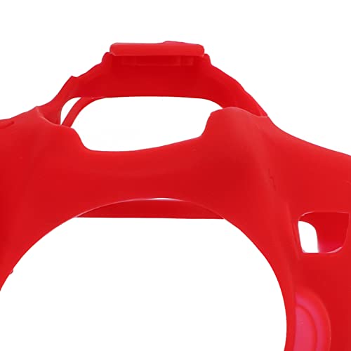 Carcasa de silicona para cámara 70D funda protectora roja 2