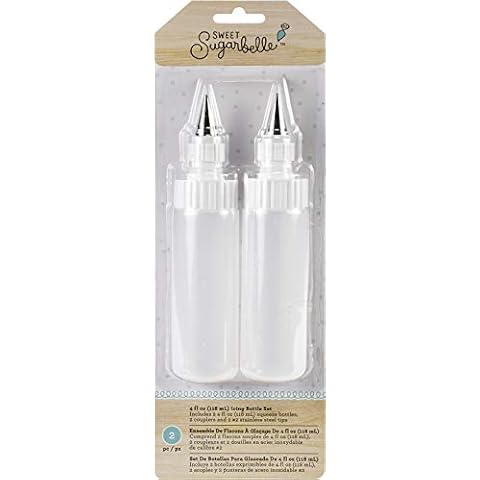 Sweet Sugarbelle Icing Bottle SUGARBE 2 Pieces, Stainless Steel, 0, One Size Cover