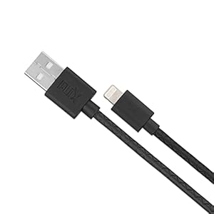 FLiX (Beetel) USB to iPhone Lightning Textured Pattern Data Sync & 2A Fast Charging Cable, Made in India, 480Mbps Data…