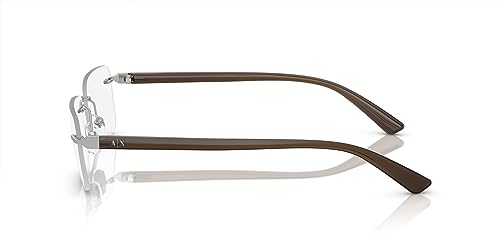 Image of Armani Exchange mens Ax1064 Rectangular Prescription Eyewear Frames