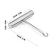 KAIXINXIN Racquet Pull Hook Stringing Tool for Badminton Squash Racket Stainless Steel Tennis Racket String Assistance Puller