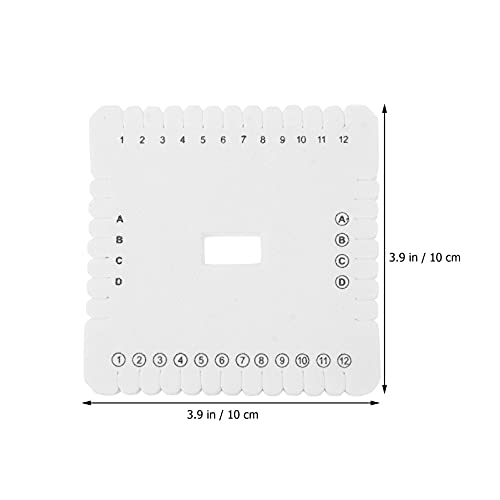 Healifty Braiding Disk 10Cm Kumihimo Plate with Pins Foam Weaving Board for DIY Jewelry Making Bracelet Beading Cord Craft Tool - Image 3