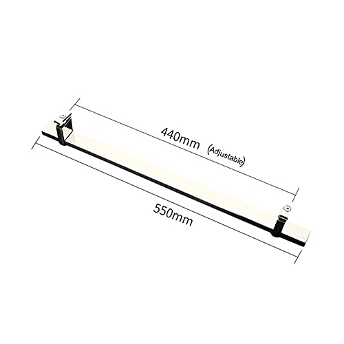 Poignée de porte de douche entraxe réglable 440mm pour remplacer l'inox
