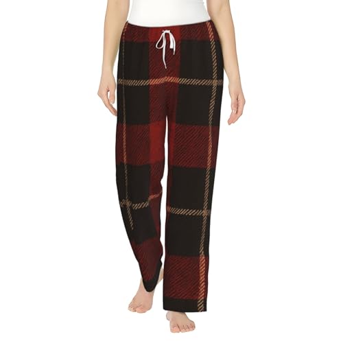 Pantalon de pyjama de Noël pour femme contre le froid hivernal en flanelle