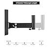 QWORK® 2 Heavy-Duty Speaker Brackets, Wall Mount, DJ & PA Speaker Bracket, Telescopic Length, Angle Adjustable, 35kg Load Capacity #1