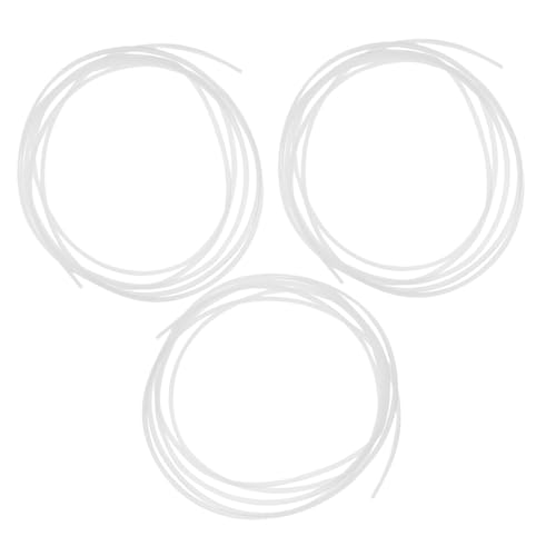 Holibanna 3pcs Flexible Ptfe Tubing for Printer Replacement Ptfe Hose for Filament for Home and Professional Use Printer