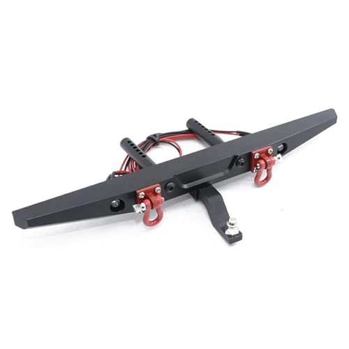 Pare-chocs RC Axial Traxxas TRX4 avec éclairage LED puissant et pare-chocs arrière métal 1/10