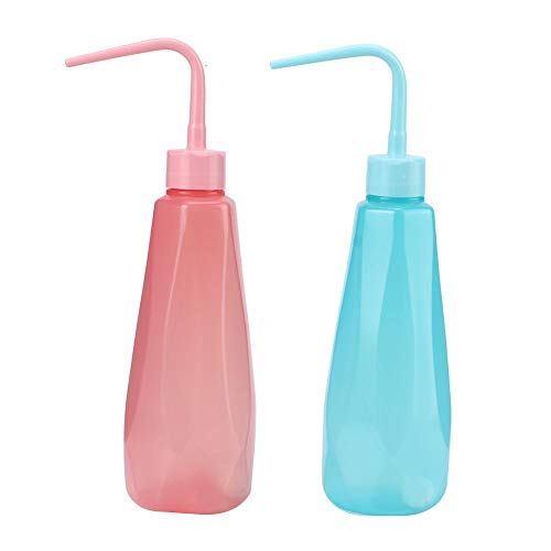 2 unidades garrafas de rega de flores planta de água pode suculentas panela espremer garrafa ferramenta de jardim 480 ml com 2 cores diferentes